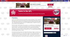 Desktop Screenshot of afltwins.mlblogs.com