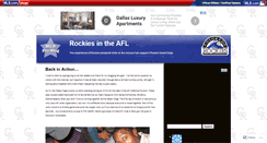 Desktop Screenshot of aflrockies.mlblogs.com