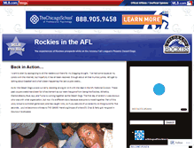 Tablet Screenshot of aflrockies.mlblogs.com