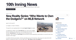 Desktop Screenshot of 10thinningnews.mlblogs.com