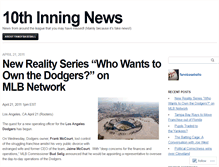 Tablet Screenshot of 10thinningnews.mlblogs.com