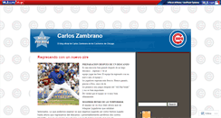 Desktop Screenshot of carloszambrano.mlblogs.com