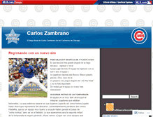 Tablet Screenshot of carloszambrano.mlblogs.com