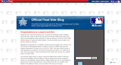 Desktop Screenshot of finalvote.mlblogs.com