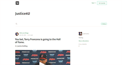 Desktop Screenshot of justice4u.mlblogs.com