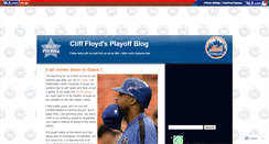 Desktop Screenshot of clifffloyd.mlblogs.com