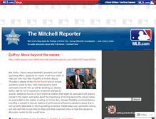 Tablet Screenshot of mitchellreport.mlblogs.com
