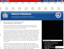 Tablet Screenshot of bisonsblog.mlblogs.com