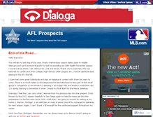 Tablet Screenshot of aflprospects.mlblogs.com