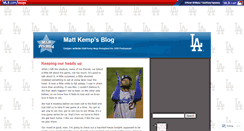 Desktop Screenshot of mattkemp.mlblogs.com
