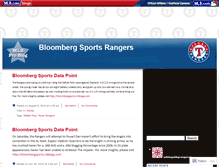 Tablet Screenshot of bbgrangers.mlblogs.com