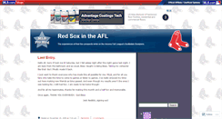 Desktop Screenshot of aflredsox.mlblogs.com