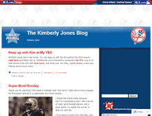 Tablet Screenshot of kimberlyjones.mlblogs.com