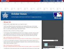 Tablet Screenshot of octobergonzo.mlblogs.com