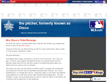 Tablet Screenshot of discohayes.mlblogs.com