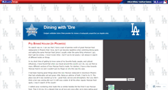 Desktop Screenshot of diningwithdre.mlblogs.com
