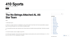 Desktop Screenshot of 410sports.mlblogs.com