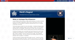 Desktop Screenshot of larrydierker.mlblogs.com