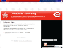 Tablet Screenshot of joetribute.mlblogs.com