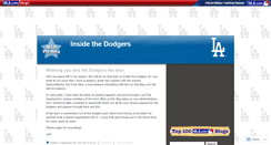 Desktop Screenshot of insidethedodgers.mlblogs.com