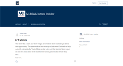 Desktop Screenshot of mlbpaainterns.mlblogs.com