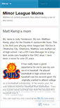 Mobile Screenshot of minorsmoms.mlblogs.com
