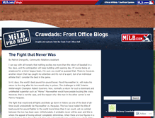 Tablet Screenshot of crawdads.mlblogs.com