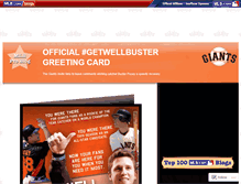 Tablet Screenshot of getwellbuster.mlblogs.com