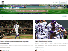 Tablet Screenshot of dashboard.mlblogs.com