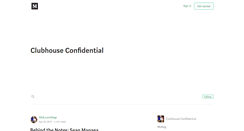 Desktop Screenshot of clubhouseconfidential.mlblogs.com