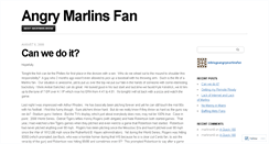 Desktop Screenshot of angrymarlinsfan.mlblogs.com