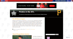 Desktop Screenshot of aflpirates.mlblogs.com