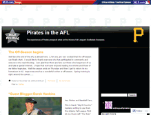 Tablet Screenshot of aflpirates.mlblogs.com