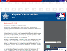 Tablet Screenshot of klayman.mlblogs.com