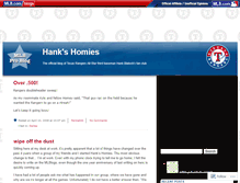 Tablet Screenshot of hankshomies.mlblogs.com