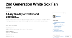 Desktop Screenshot of 2ndgenerationsoxfan.mlblogs.com