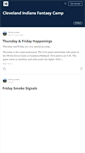 Mobile Screenshot of indiansfantasycamp.mlblogs.com