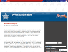 Tablet Screenshot of lynchburghillcats.mlblogs.com